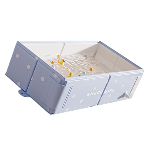 Baignoire gonflable avec trou de drainage portable pour bébé et douche de voyage