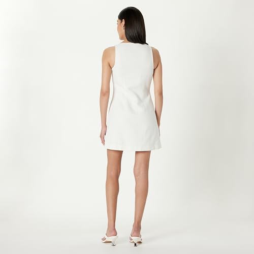 The Drop Women's Plus Size Amira Button Down Linen Mini Dress2