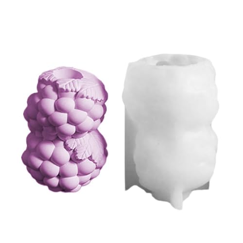 Moule En Silicone Citron - Moules à Bougies en Cire en Forme de Tour de Fruits - Outils de Création de Blocs Glacés pour Décorations de Cupcakes, Chocolat et Fondant avec Moule Réutilisable