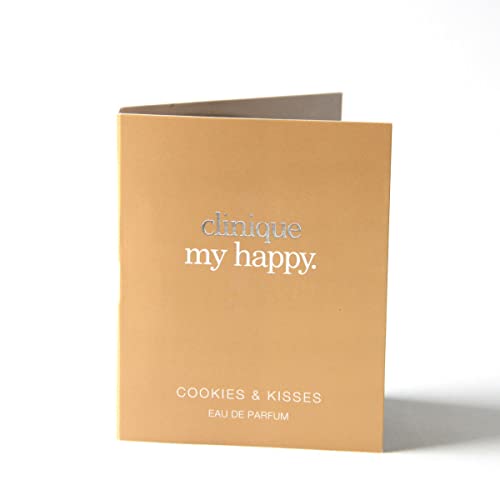 Clinique My Happy Cookies & Kisses Eau de Parfum, Sample Card, 0.05 fl oz / 1.5 ml