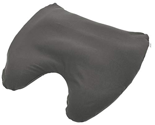 MOGU(モグ) 枕カバー グレー 肩が軽くなるまくらカバー付 (全長約60㎝) ビーズクッション 専用カバー