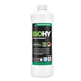 BiOHY Parkettreiniger (1l Flasche) | Konzentrat für versiegeltes & geöltes Parkett | materialschonend & schmutzlösend | für eine streifenfreie Reinigung | 2 in 1 Pflege & Reinigungsmittel
