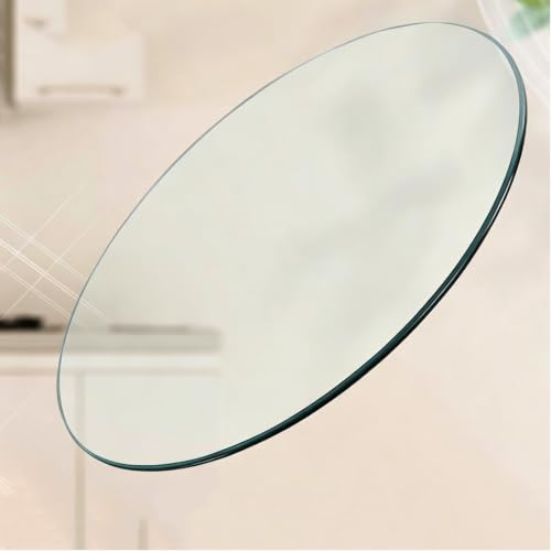 Plateau en verre trempé couleur thé 45cm pour relooker votre table de café