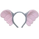 Kiddale Elephant Ear Headband Headwear Elastic Hair Hoop For Animal Cosplay Costume Halloween Christmas Party Decoration