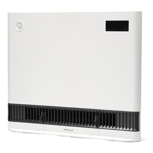 ヒーター セラミックヒーター 1200W 3段階切替 セラミックファンヒーター 電気ファンヒーター 小型ヒーター 速暖 薄型 コンパクト 人感センサー オフタイマー 点灯時オフ 消し忘れ防止 ホワイト 白 MAXZEN CH-QD12 マクスゼン