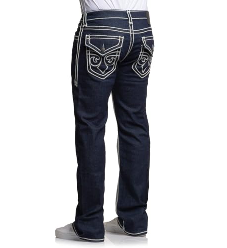 Affliction Men's Denim Jean Cooper Prairie Inseam 34"4