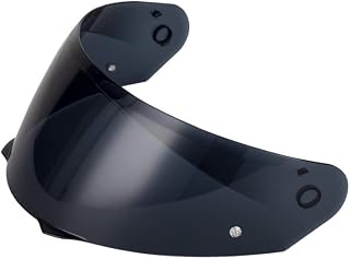 I90 Helmet Visors Face Shields, HJ-33 Helmet Visor Compatible with I90 I-90 Modular Helmet UV Protection Windproof (Deep Smoke)