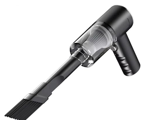 Wireless Vacuum Cleaner Dual Use for Home and Car High Power Powerful Vacuum Cleaner Black