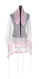 Personalized Women's Tallit, Pink Lace Bat Mitzvah Tallit Prayer Shawl, Tallit for Women, Girls Tallit from Israel