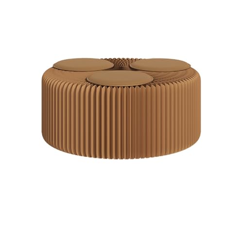 HKMIBA 折りたたみ ペーパースツール アコーディオン椅子 伸びる 軽量 高さ33/40cm 耐荷重 省スペース 防水耐磨 多用途ベンチ ソファ兼用 アコーディオン 椅 携帯便利 不易変形 リビング ダイニング 屋内外兼用 玄関 自宅 会議 店舗 美容