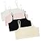 JYNXOR 4 Pcs Reggiseno Top Bimba Bambina Brassiere Reggiseno Basic in Cotone per Ragazza Top Bambina Reggiseno da Allenamento Basic Intimo Reggiseno in Cotone per Ragazze per Ragazze 8-12 Anni