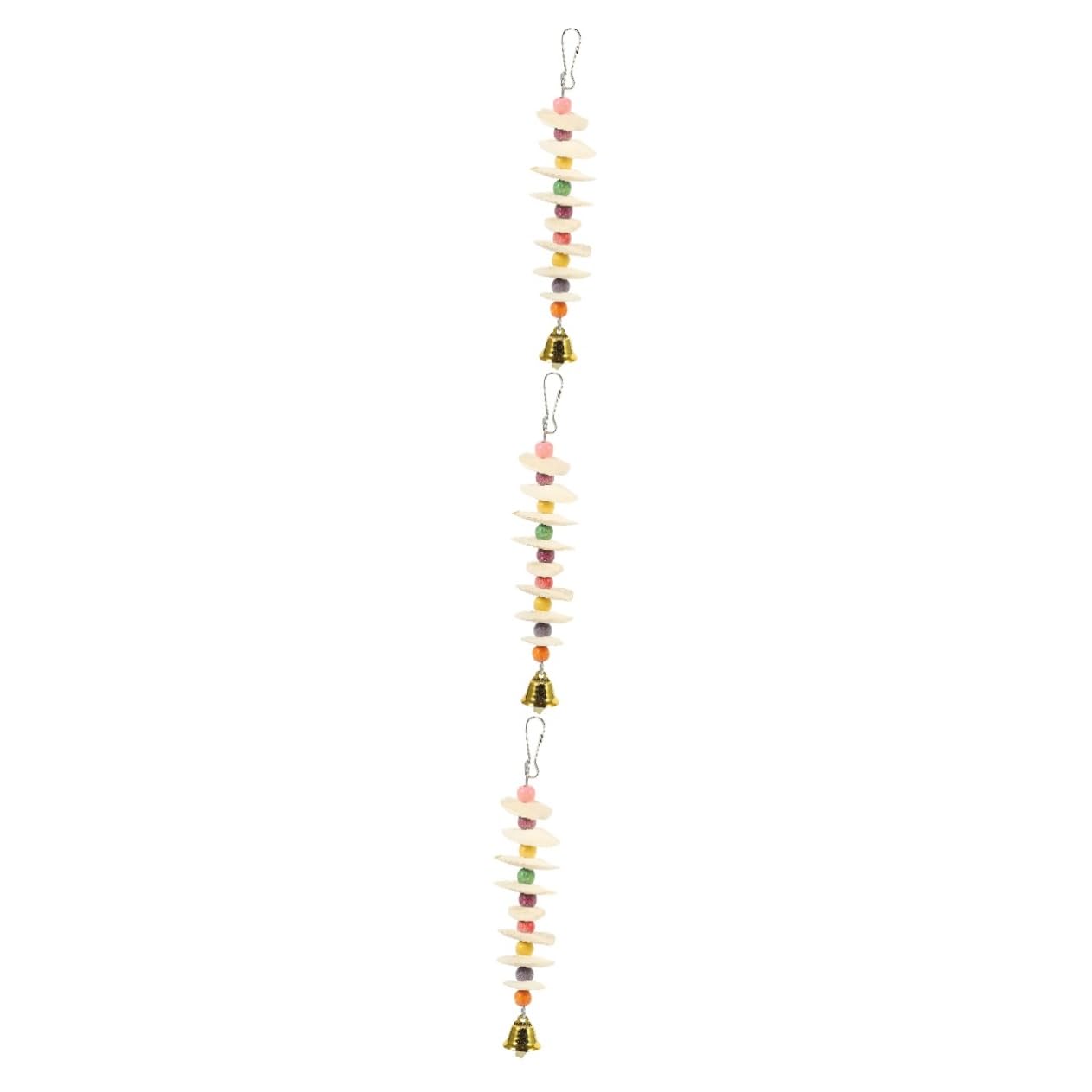 VANZACK 3pezzi Giocattoli Da Masticare Per Pappagalli e Uccelli Accessori Per Gioco e Benessere Forniture Per Parrocchetti e Piccole Creature Alta Durabilità e Design Creativo