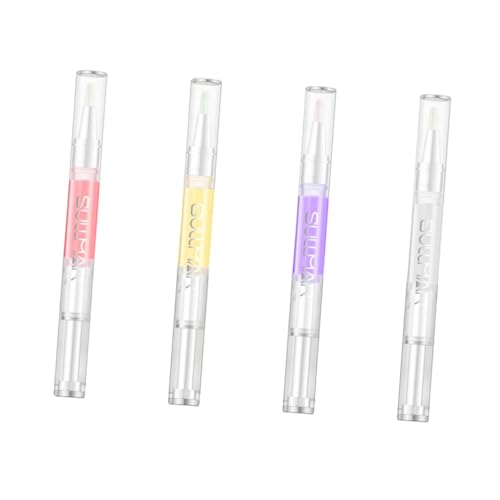NIYANGLE 1 Juego Aceite Nutricional De Fingerbi Cuidado Fortalecedor Clavo Manicura Lápiz De Nutrición De Uñas Herramienta De Aceite Nutritivo Para Uñas Aceite Mineral 4 Piezas