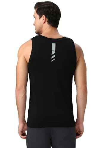 Image of Van Heusen Men's Cotton Regular Fit Sport Graphic Print Vest - Super Soft, Sleeveless,