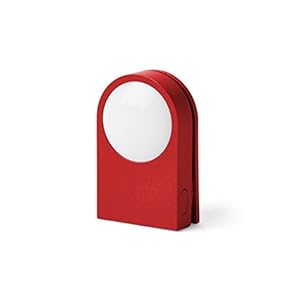 Lexon LUCIE Mini LED Clip Licht – Rood