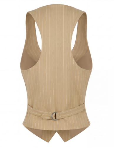 Image of GRACE KARIN Women's Suit Vest Top, Dressy Casual Sleeveless Button Waistcoat, Fromal Steampunk Blazer for Work Office