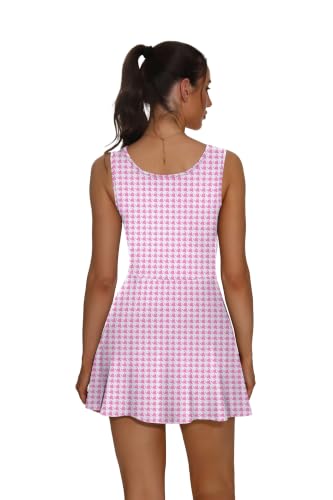 Image of NIASHOT Women's Athletic Dress with Built-in Shorts & Pockets Workout Tennis Golf Active Wear U Neck A-line Dresses