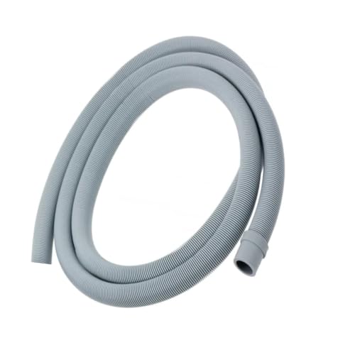 Image of Front Load Washing Machine Outlet Drain & Extension Pipe .Multiple size (1.5 Meter, 2 Meter, 3 Meter,5 Meter) Grey (3 Meter)
