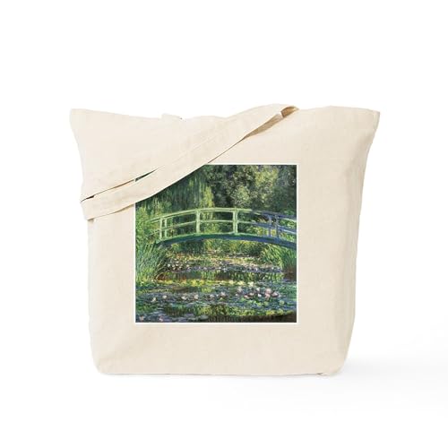 CafePress Bridge Monet Tote Bag Reusable Natural Beige Canvas Shopping Bag