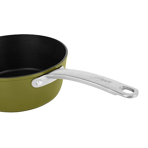 Casserole Sitram induction 20 cm en aluminium recyclé vert métallisé - 3