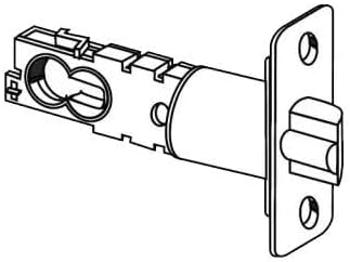 Schlage 16204626 Schlage 16-204 2 3/8" or 2 3/4" Replacement Deadlatch with 1/4" Radius Corner 1" x 2 1/4" Faceplate for UL Listed Locks