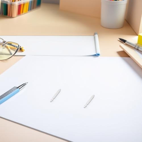 VILLFUL 20 Adet İnce Uçlu Kalem Ucu Yedek Parçası 0,03 İnç 0,7 mm - Evrensel Yazı Gereçleri İçin Kalıcı Kalemi Parçaları (Beyaz) - Görsel 5