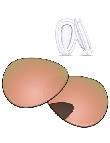 Image of Replacement Lenses & Nosepads for Oakley Feedback OO4079 59mm Sunglass - Precision Fit, UV Block & Impact Resistant