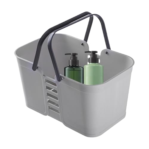 Cesta de ducha - Cesta de ducha para llevar a mano | Bolsa de almacenamiento de baño con asa | Cesta de almacenamiento portátil para spa | Productos para la salud y la belleza, ideales para Cos