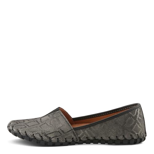 Image of Spring Step Women's KATHALETA-GLO Slip-On Shoes - Premium Leather, Arch Support, Removable Insoles, Made in Turkey Black EU 36 / US 5.5-6