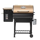 Wood Pellet Smoker & Grill, 6 in 1 Outdoor Smokers BBQ with Auto Temperature Controls 305 sq. in
