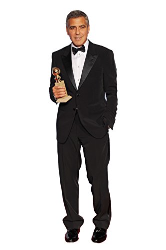 George Clooney Golden Globes RED Carpet LIFESIZE Cardboard Standup Standee Cutout Poster Figure Display Prop