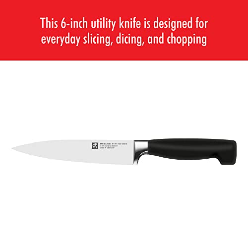 Zwilling J.a. Henckels - Four Star 6-Inch Stainless-Steel Utility Slicing Kitchen Knife #TOP1