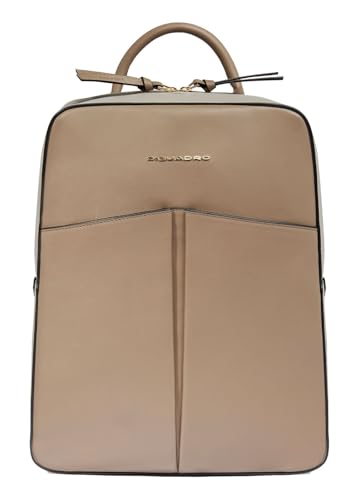 Piquadro Zaino donna porta PC da 14 Ashley, beige