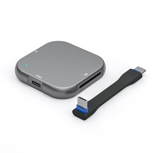 Image of Magnetic USB C SD 4.0 Card Reader, Portable Micro SD Card Reader Aluminum Memory Card Reader Adapter for iPhone 17 /16 /15 MacBook, Compatible with 312MB /s SD /TF /Micro SD