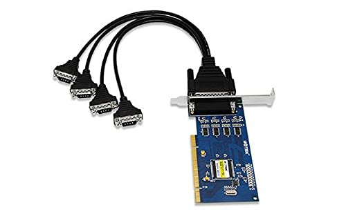 Tarjeta serie PCI 4 puertos RS232 DB9 controlador multipuerto para placa base de PC industrial y taller