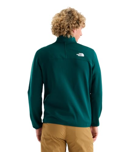 Image of THE NORTH FACE Men's Crest Full Zip Jacket | Water Repellent Fleece Coat, Double Layer Stand Collar & Zip Hand Pockets