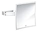 Grohe 40808000 Selection Cube Cosmetic Mirror, Starlight Chrome