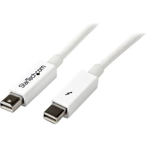 STARTECH.COM TBOLTMM1MW 1M THUNDERBOLT TO THUNDERBOLT M/M WHITE CABLE CORD