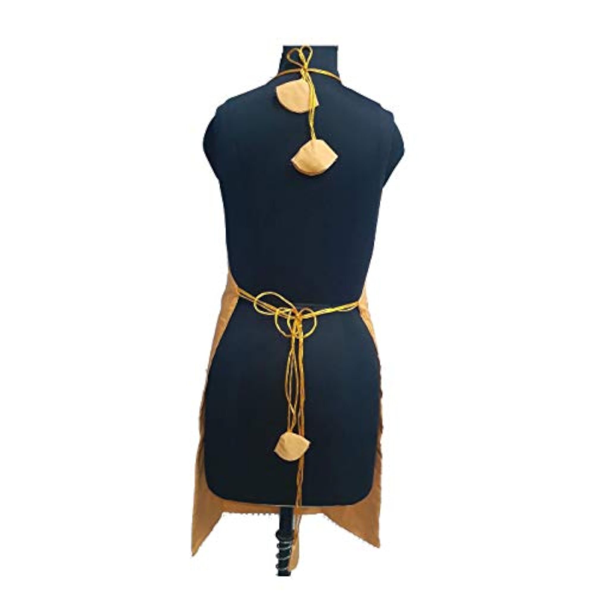 Hand Stitched Cotton Apron with Hand Painting