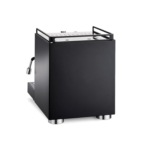 La Pavoni New Cellini Evolution, Semiprofessionelle Espresso-Kaffeemaschine LPSCVB01EU, Einzelboiler mit Wärmetauscher, mit Hebelventilen, Dampf- und Heißwasserlanze, 1520 W, Schwarzer Stahl – Bild 4