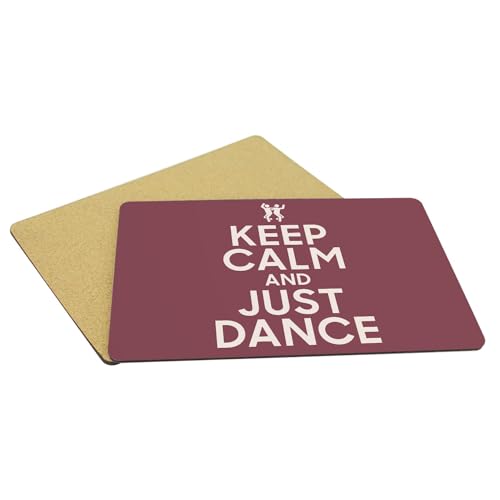 Napperons de table Keep Calm rouge pour animer vos repas de fête