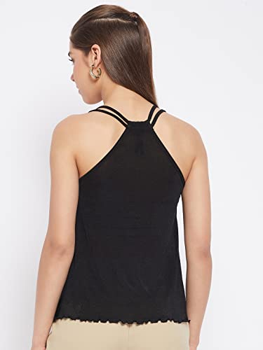 Image of LE BOURGEOIS Women Solid Relaxed Fit Cami Top