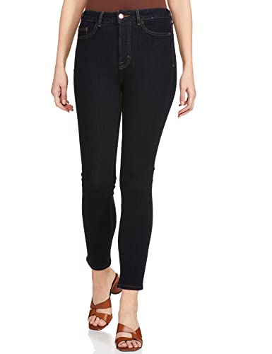 Image of Marks & Spencer Womens Light Wash High Rise Skinny Fit Jeans