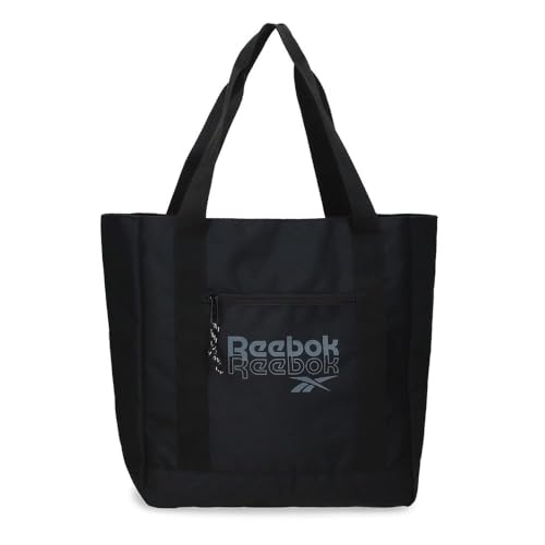 Reebok ONA Bolso Tote Negro 36x36x12 cms Poliéster by Joumma Bags