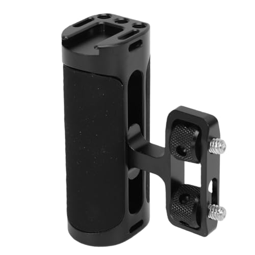 Lateral de jaula para cámara con agarre ajustable para cine y fotografía estable de mano 7