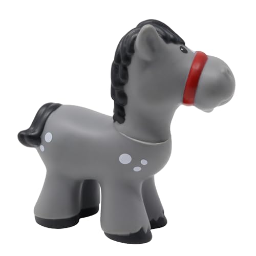Figurine de cheval gris Fisher-Price rechange Little People 77309 jouet ferme