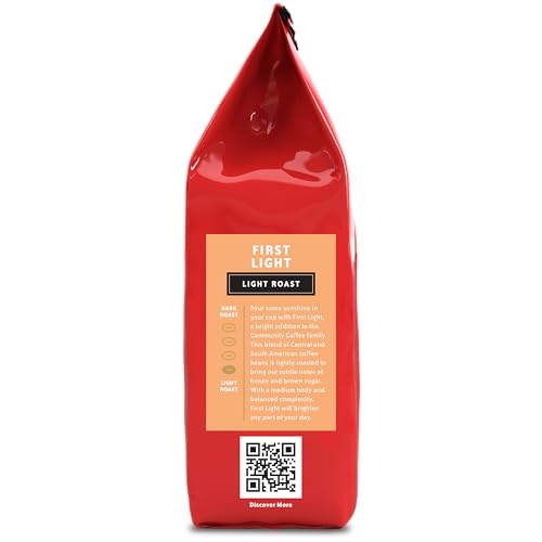 Image of Community Coffee First Light Blend, 12 Ounces Light Roast Ground Coffee, 12 Ounce (Pack of 1)