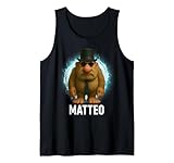 matteo mateo matteooo italiano brainrot meme kid per bambini canotta
