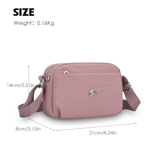 Image of Eslcorri Small Nylon Crossbody Bags for Women, Lightweight Shoulder Purse