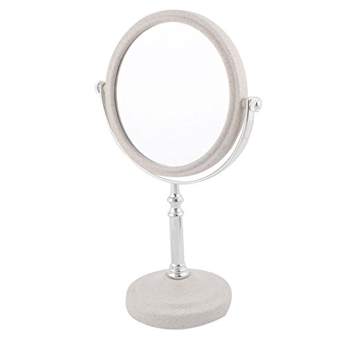 Espejo de Maquillaje de Pie Dobles Lados Ruilogod